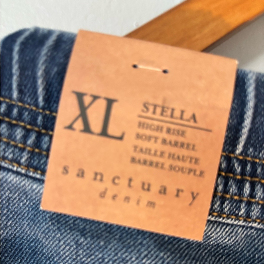 NWT Sanctuary High Rise Light Barrel Jeans - Picture 12 of 12